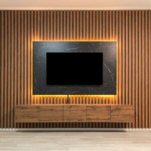 Dekorative Wand & Regal